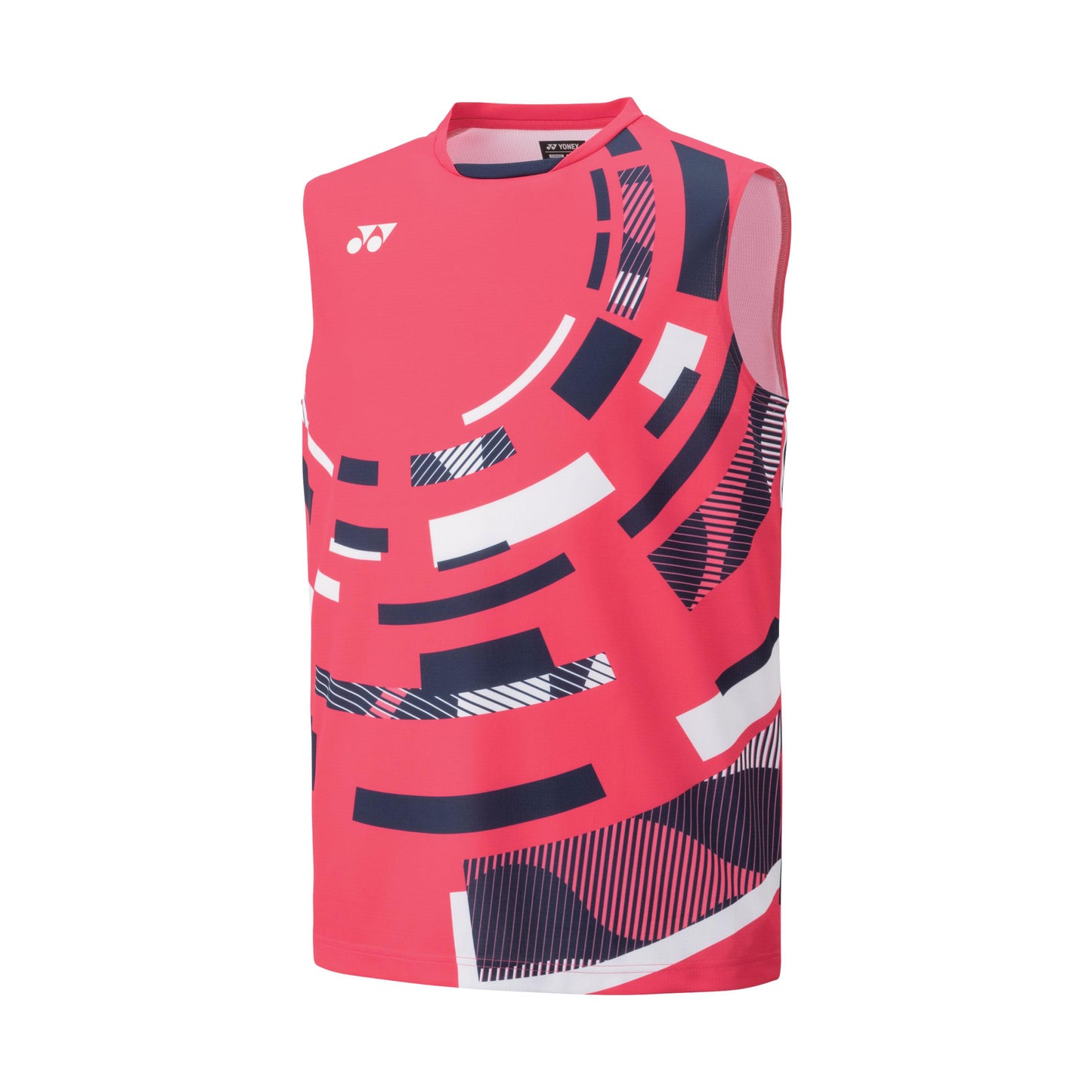 YONEX MEN'S SLEEVELESS TOP # 10579EX GERANIUM PINK 2XL