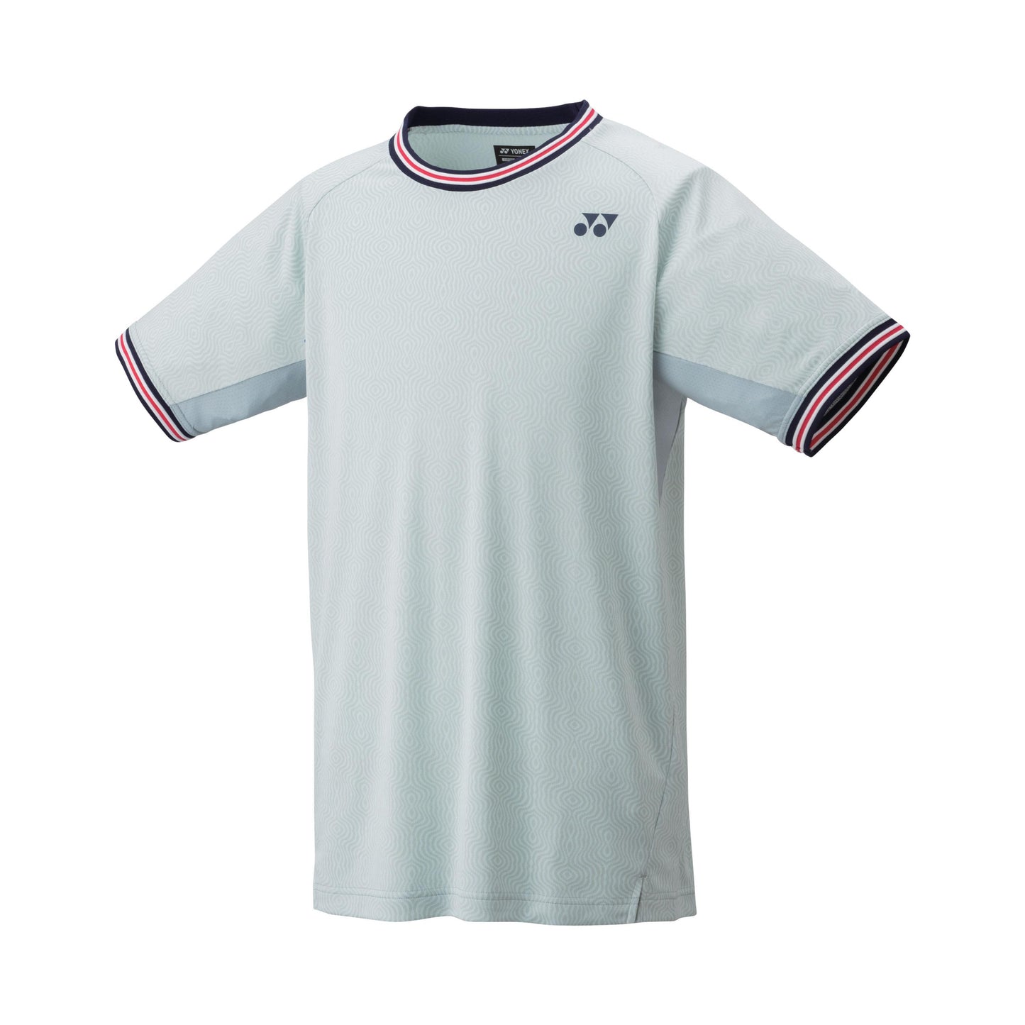 YONEX MEN'S BADMINTON CREW NECK SHIRT # 10578EX CRYSTAL BLUE