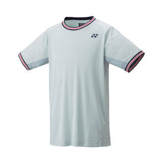 YONEX MEN'S BADMINTON CREW NECK SHIRT # 10578EX CRYSTAL BLUE