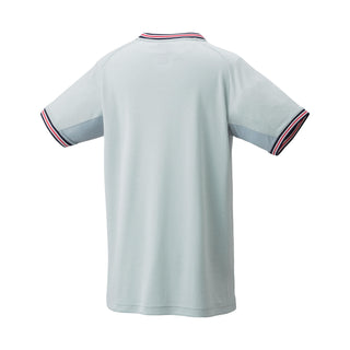 YONEX MEN'S BADMINTON CREW NECK SHIRT # 10578EX CRYSTAL BLUE