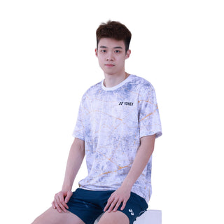 YONEX MENS ROUND NECK T-SHIRT # RM-S092-2666-ESS-S DEEP DEPT