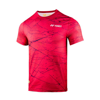 YONEX JUNIOR ROUND NECK T-SHIRT # RJ-S092-2666-ESS-S DEEP DE