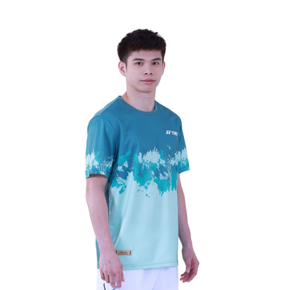 YONEX MEN'S ROUND NECK T-SHIRT # RM-S092-2667-ESS-S ANTIQUE