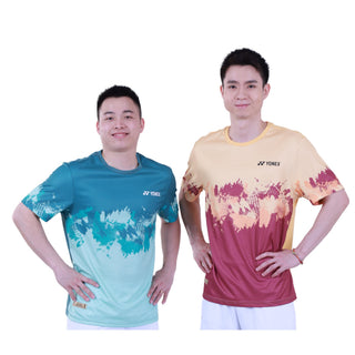YONEX MEN'S ROUND NECK T-SHIRT # RM-S092-2667-ESS-S ANTIQUE