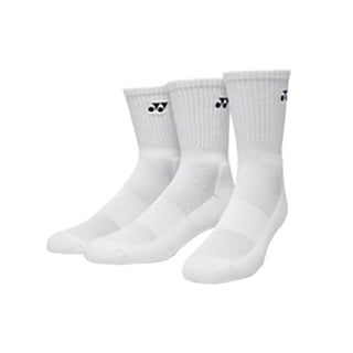 YONEX SPORT CREW SOCKS(3PAIRS) ##8422 WHITE L