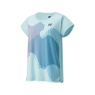 YONEX WOMEN'S TENNIS CREW NECK SHIRT # 20764EX CRYSTAL BLUE