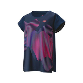 YONEX WOMEN'S TENNIS CREW NECK SHIRT # 20764EX CRYSTAL BLUE