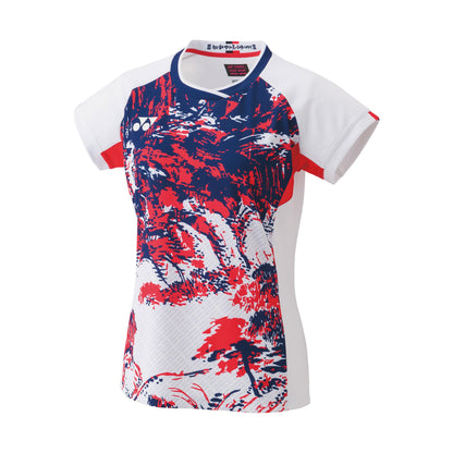 YONEX WOMEN'S BADMINTON CREW NECK SHIRT # 20794EX NAVY/BLUE