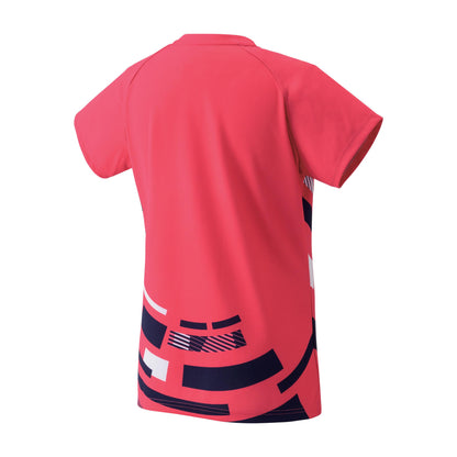 YONEX WOMEN'S BADMINTON CREW NECK SHIRT # 20780EX GERANIUM P