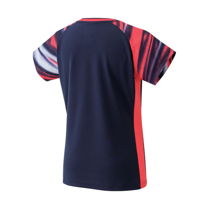 YONEX WOMEN'S BADMINTON CREW NECK SHIRT # 20778EX NAVY/BLUE