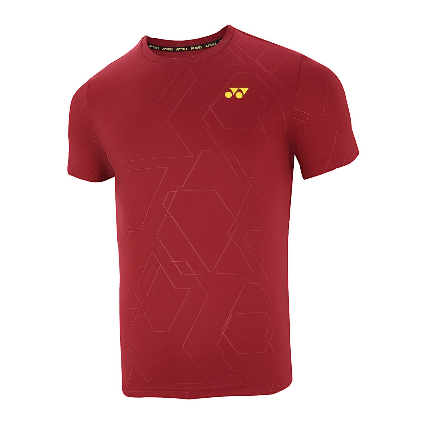 YONEX MEN'S ROUND NECK T-SHIRT # RM-S092-2516-CC6-23-S AMBER