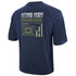 YONEX MEN'S ROUND NECK T-SHIRT # RM-S092-2515-CC6-23-S BLUE