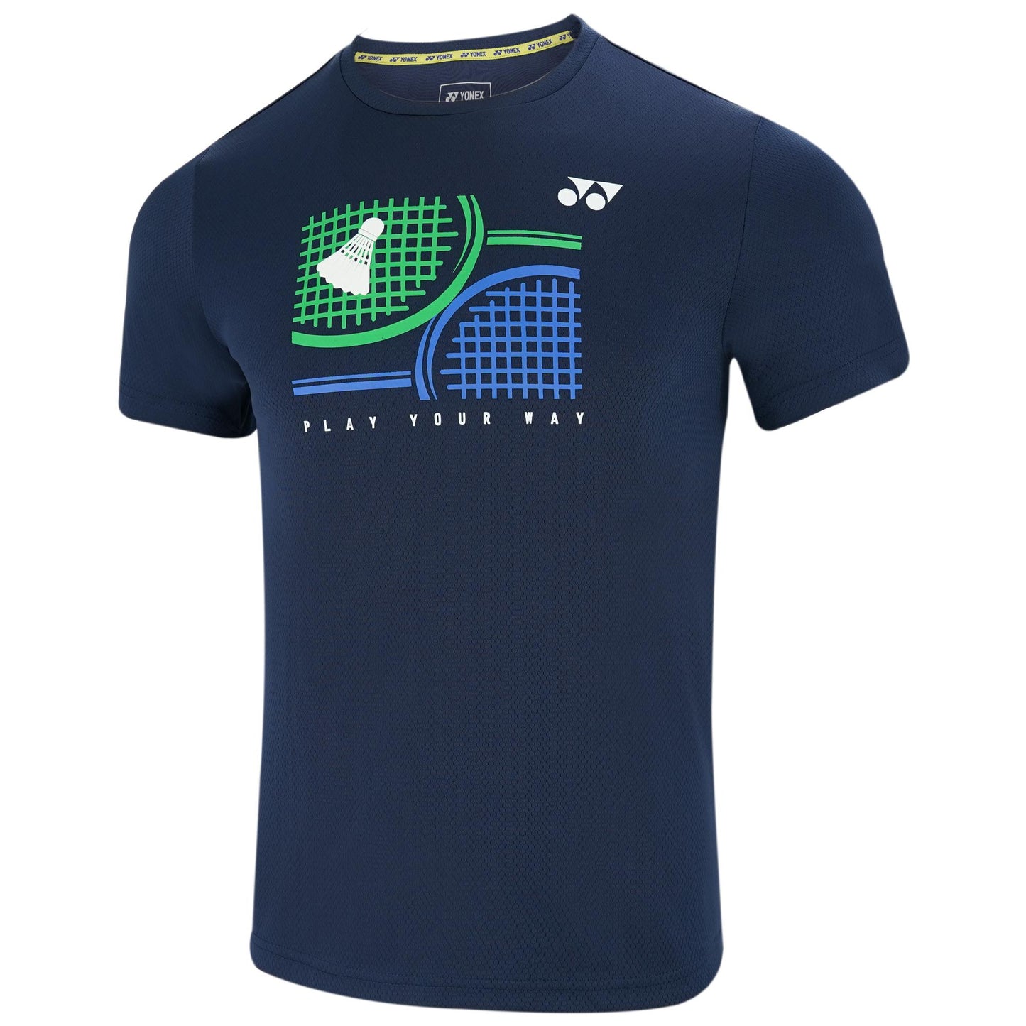 YONEX MEN'S ROUND NECK T-SHIRT # RM-S092-2512-CC6-23-S PEACO