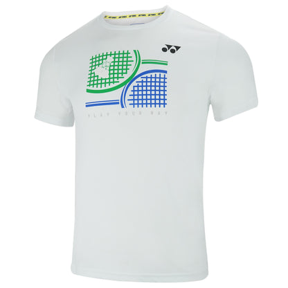 YONEX MEN'S ROUND NECK T-SHIRT # RM-S092-2512-CC6-23-S PEACO