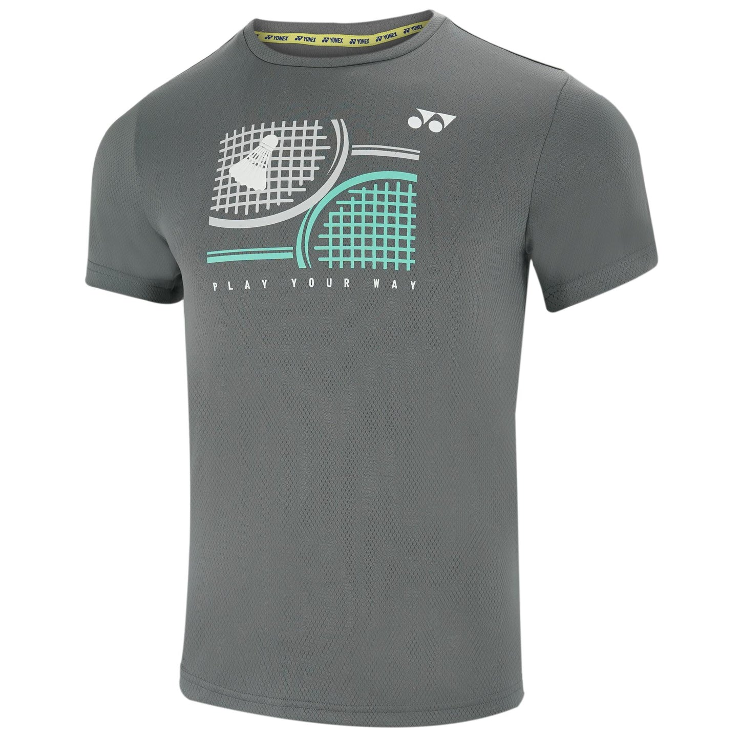 YONEX MEN'S ROUND NECK T-SHIRT # RM-S092-2512-CC6-23-S PEACO