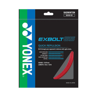 YY BADMINTON STRING EXBOLT 65 # BGXB65 BLACK