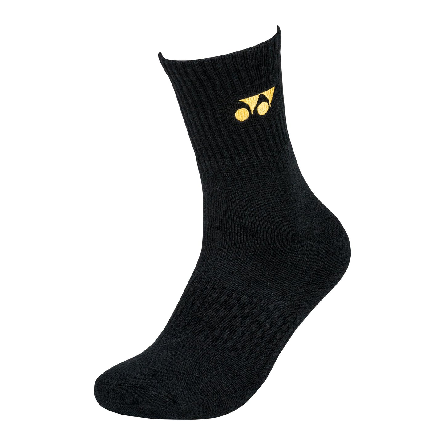 YONEX MEN'S SOCKS  # SSM-1855-MP6-SR BLACK/YELLOW 1IN1