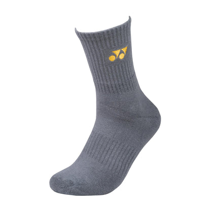 YONEX MEN'S SOCKS  # SSM-1855-MP6-SR BLACK/YELLOW 1IN1