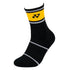 YONEX MEN'S SOCKS  # SSM-1882-MP6-S BLACK/YELLOW 1IN1
