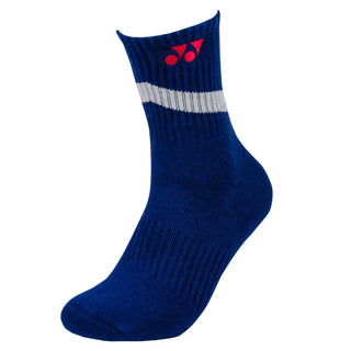 YONEX MEN'S SOCKS  # SSM-1883-MP6-S "BELLWETHER BLUE
GRAY" 1