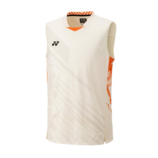 YONEX MENS SLEEVELESS TOP # 10643YX CREAM 2XL