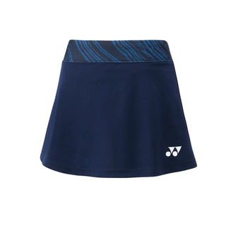 YONEX WOMENS SKIRT (WITH INNER SHORTS) # YW0054EX DARK NAVY