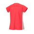 YONEX WOMENS CREW NECK SHIRT# 20848EX CORAL RED 2XL