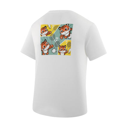YONEX ROUND NECK MEN T SHIRT# RM-H036-2884-EASY4-S BLUE LIGH