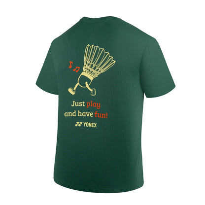 YONEX ROUND NECK MEN T SHIRT# RM-H036-2881-EASY4-S HIGH RISK