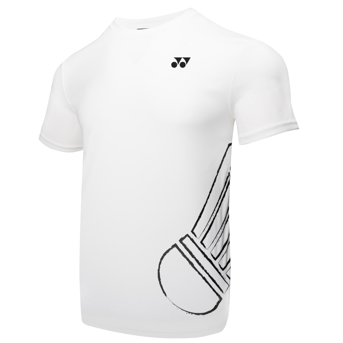 YONEX ROUND NECK MEN T SHIRT# RM-H036-2880-EASY4-S BLACK 2XL