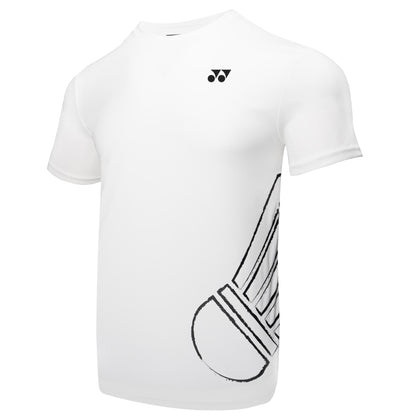 YONEX ROUND NECK MEN T SHIRT# RM-H036-2880-EASY4-S BLACK 2XL