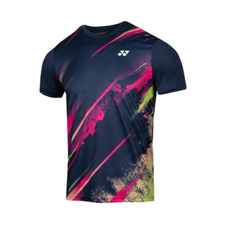 YONEX ROUND NECK MEN T SHIRT# RM-H036-2877-EASY4-S MARITIME