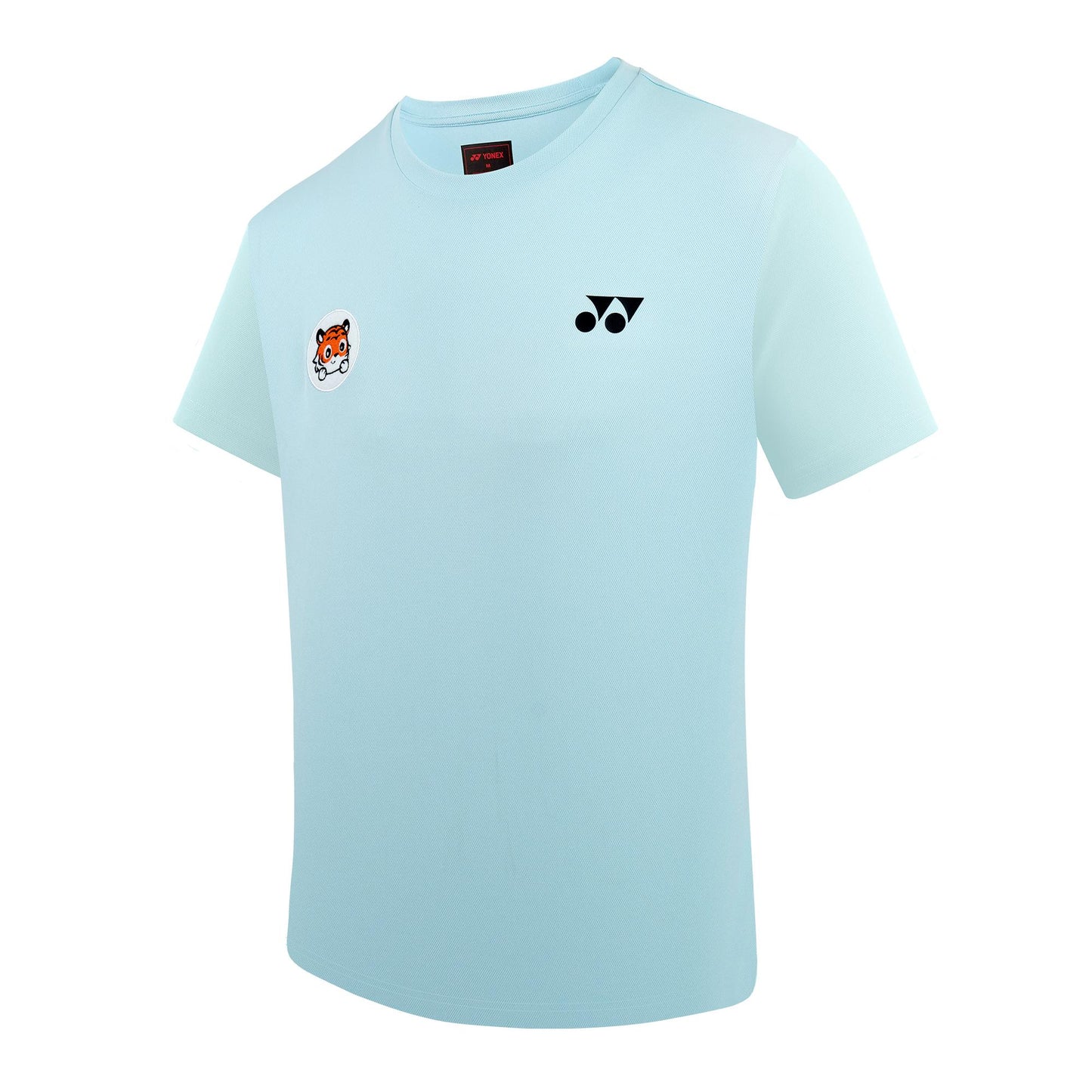 YONEX ROUND NECK MEN T SHIRT# RM-H036-2872-EASY4-S LIGHT CYA