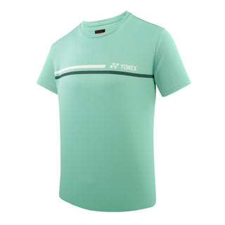YONEX ROUND NECK MEN T SHIRT# RM-H036-2864-EASY4-S BLACK/TUR