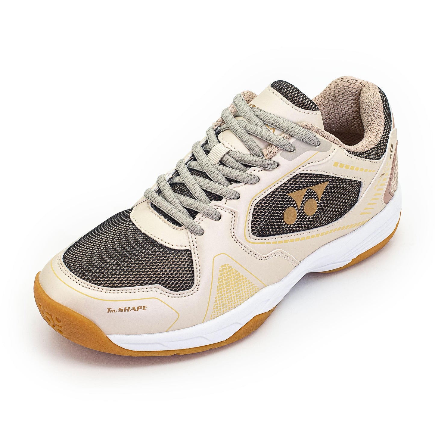 YONEX BADMINTON SHOES # MACH 2 BEIGE / GOLD 23.5