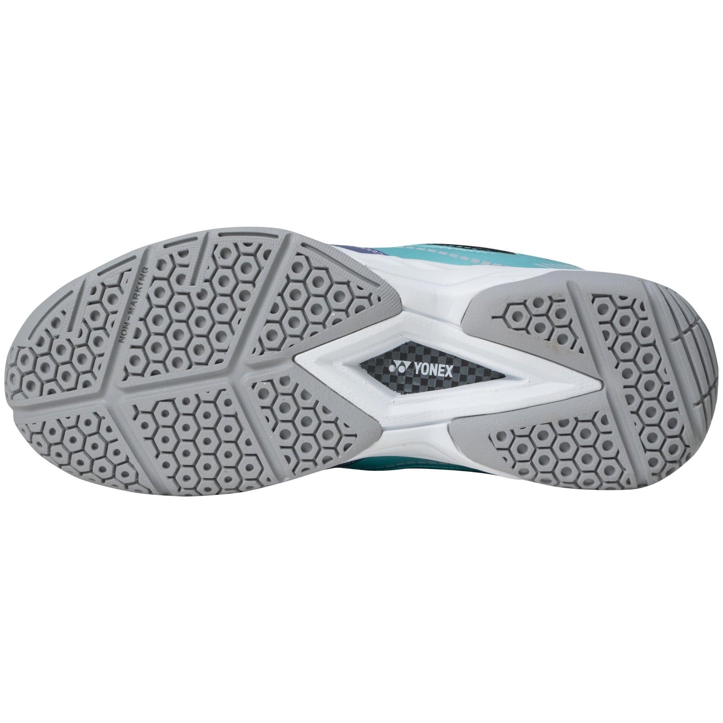 YONEX BADMINTON SHOES # MACH-2 JR DARK GRAPHITE /AQUATIC BLU