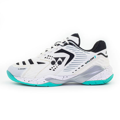 YONEX MENS BADMINTON SHOES # VALOR-1 BLACK/RED 23.5