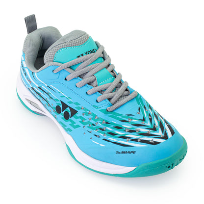 YONEX BADMINTON SHOES # STRIKE X AQUATIC AWE/CARBON GREY 23.