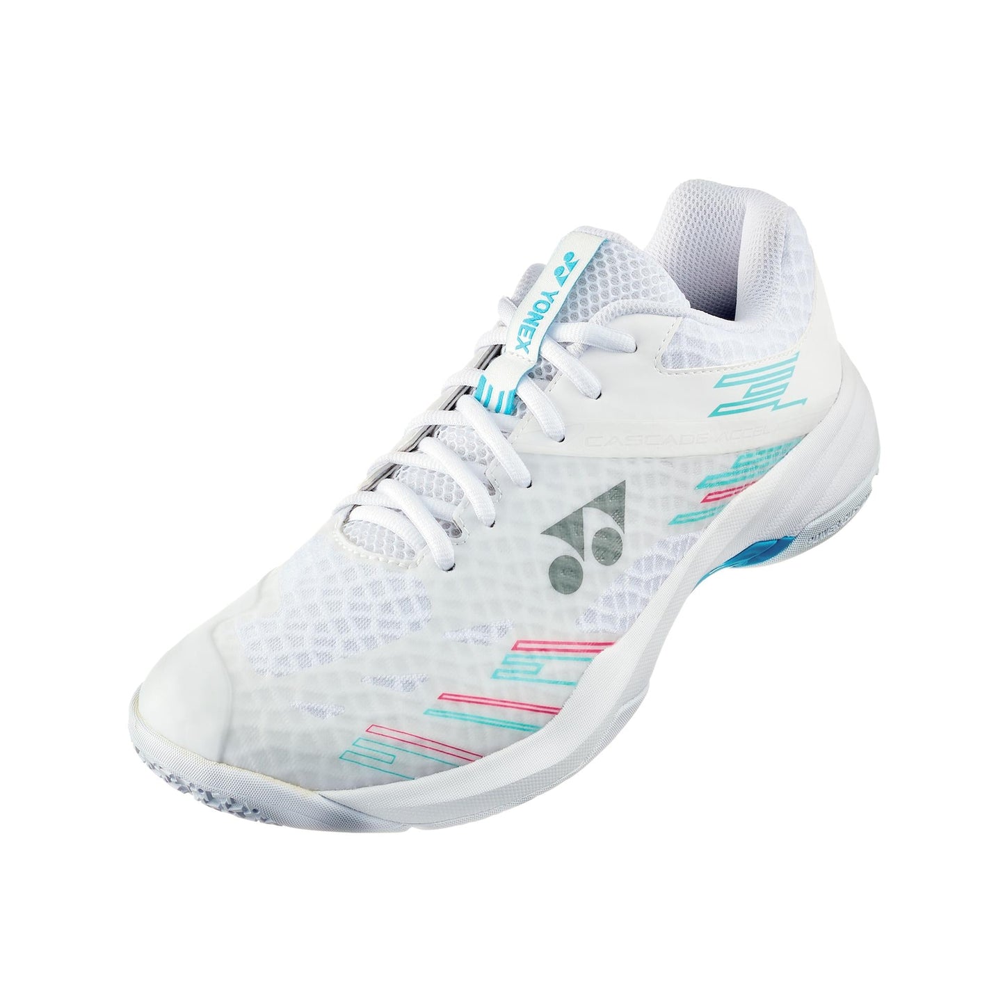 YONEX BTON SHOES CASCADE ACCEL # SHBCA1WEX BLK/ICE BLUE 22.5