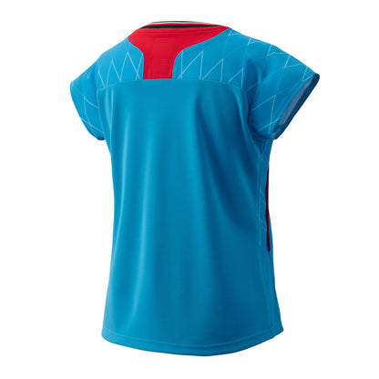 YONEX WOMENS CREW NECK SHIRT # 20915YX CERULEAN BLUE 2XL