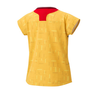 YONEX WOMENS CREW NECK SHIRT # 20917YX BRIGHT GOLDEN YELLOW