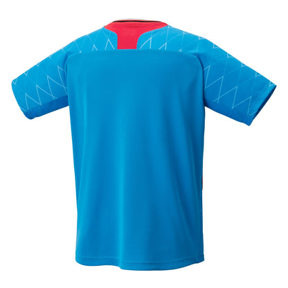 YONEX MENS CREW NECK SHIRT # 10698YX CERULEAN BLUE 2XL