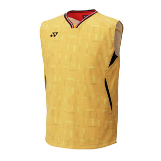 YONEX MENS SLEEVELESS TOP # 10701YX BRIGHT GOLDEN YELLOW 2XL