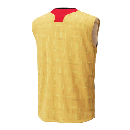 YONEX MENS SLEEVELESS TOP # 10701YX BRIGHT GOLDEN YELLOW 2XL