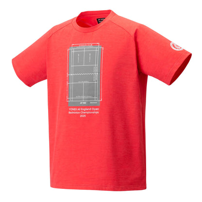 YONEX UNISEX T-SHIRT # YOB25001EX CORAL RED 2XL