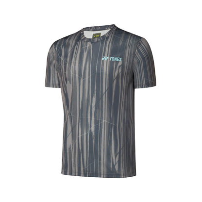 YONEX MEN'S ROUND NECK T-SHIRT # RM-S092-2762-ESSG2-S HEDGE