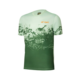 YONEX MEN'S ROUND NECK T-SHIRT # RM-S092-2830-ESSG2-S BIRD'S