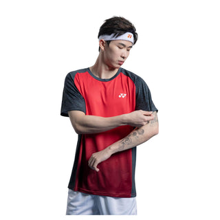 YONEX ROUND NECK MEN # RM-H036-2934-CNY25-S HIGH RISK RED 2X
