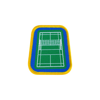 YONEX-EMBROIDERY PATCH#SVR-N029-0069-EMBPATCH-S COURTMAT BLU