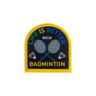 YONEX-EMBROIDERY PATCH#SVR-N029-0071-EMBPATCH-S LIFE IS BETT